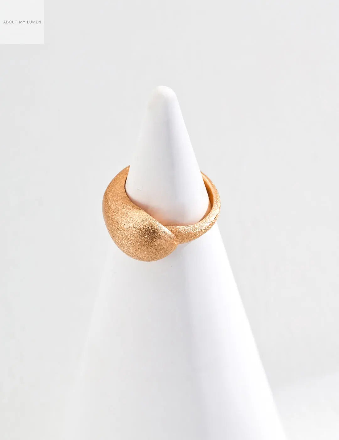 Matte & Polished Silver Contrast Ring ABOUT MY LUMEN