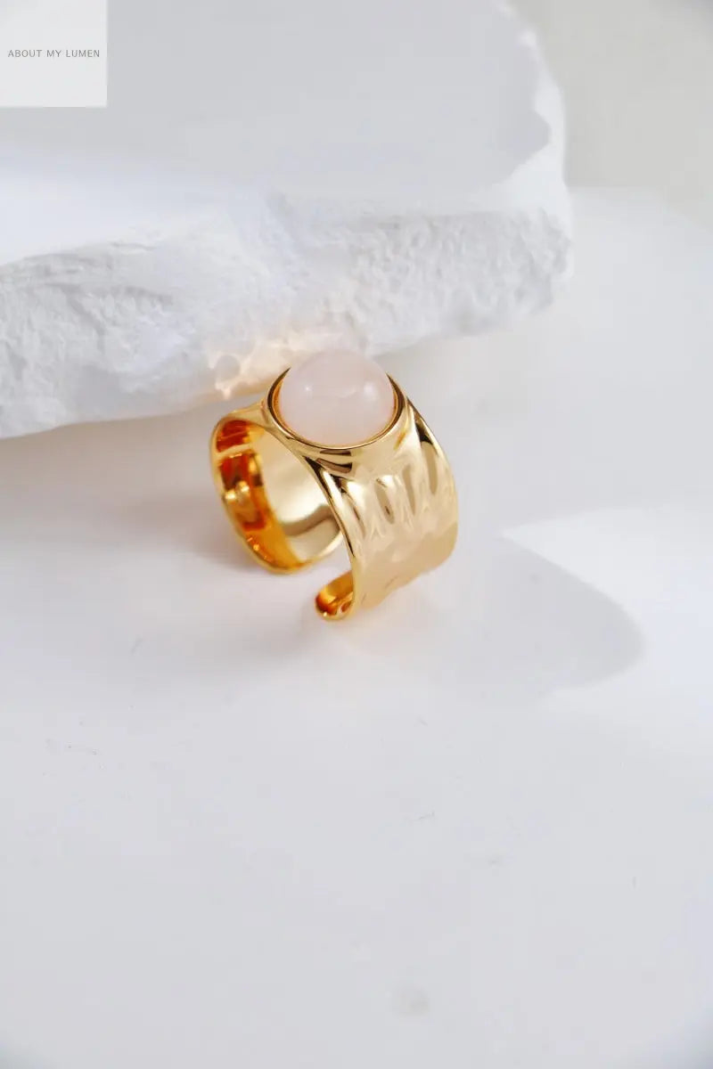 Vintage Gold-Toned Silver Ring ABOUT MY LUMEN